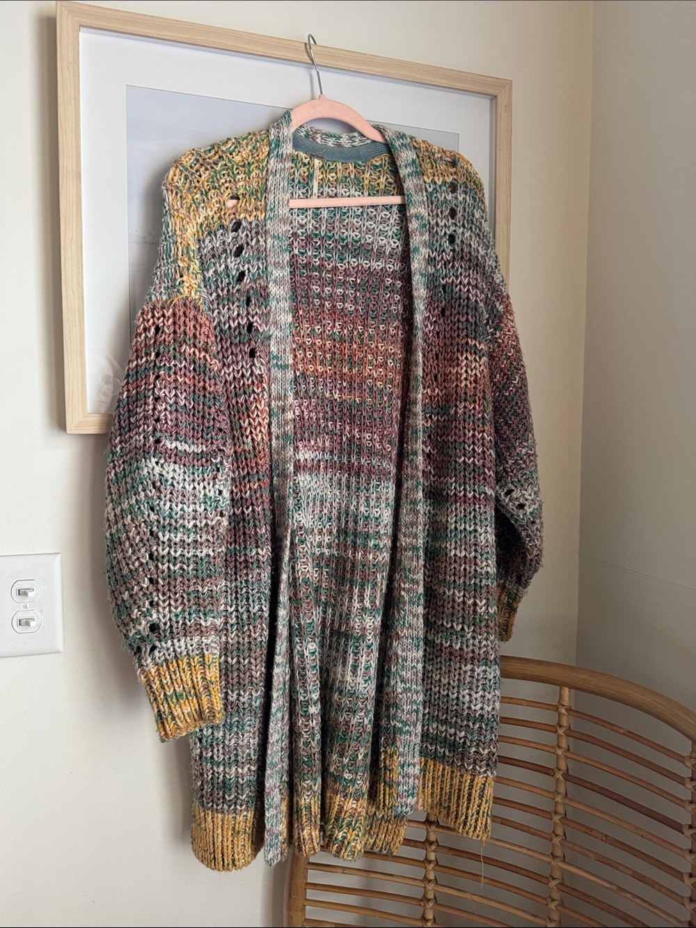 Free People Pastel Cardigan Sweater